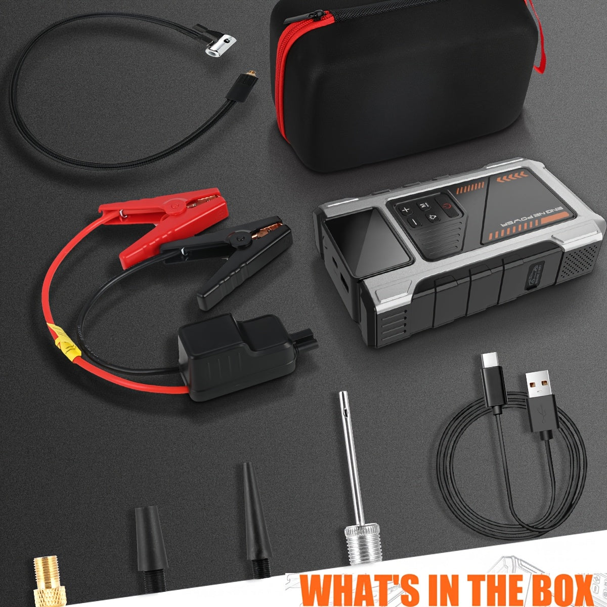 Starteris su 150 PSI Oro Kompresoriumi, 6000A, 12V